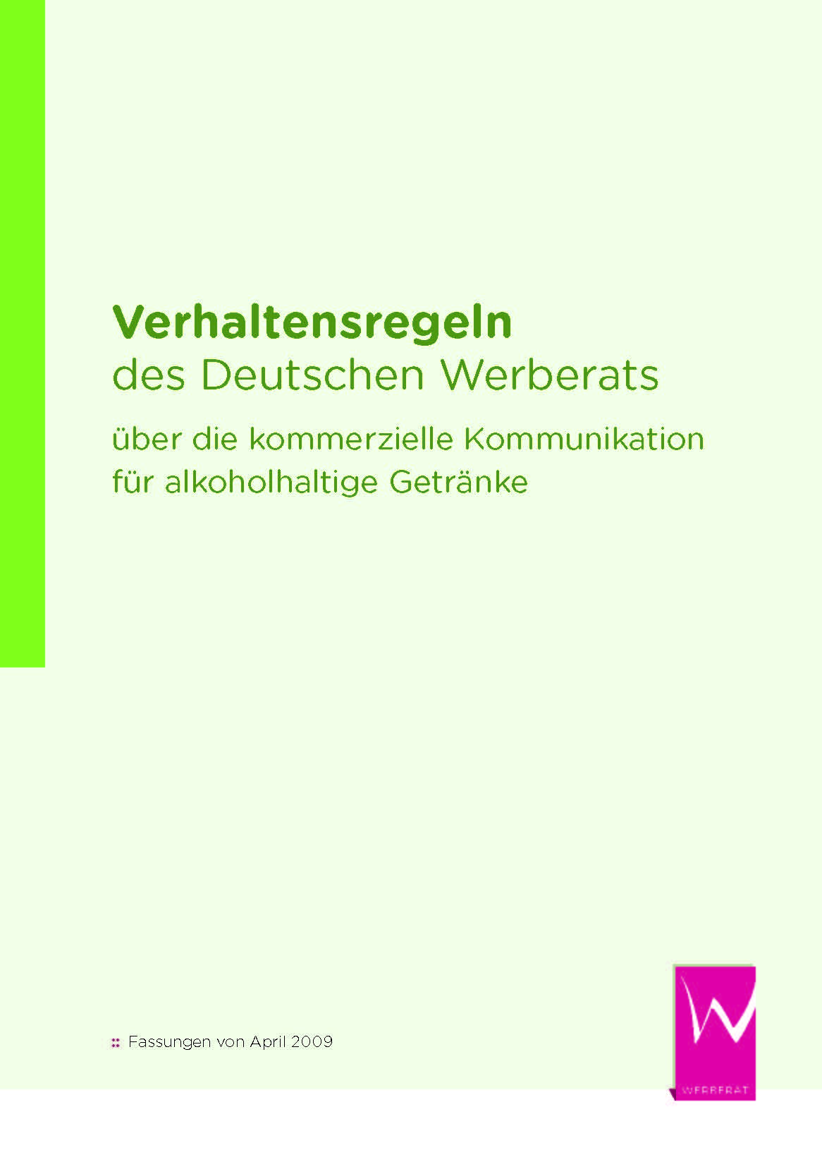 Verhaltensregeln_Deutscher Werberat